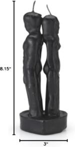 Black Separation Candle for Break Up Man Woman Divorce Spell-Casting Witchcraft ... - Image 3