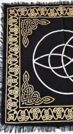 Sophia-Art Altar Cloth Tarot Cards Witchcraft Supplies Black Gold Tablecloth Alt... - Image 5