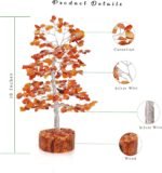 FASHIONZAADI Gemstone Money Tree Reiki Healing Chakra Balancing Handmade Bonsai ... - Image 4