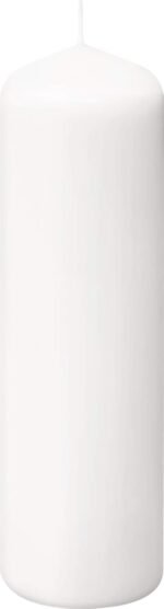 BOLSIUS 6 White Pillar Candles Bulk - 3x9 Inches Candle Set - 116+ Hours Clean B... - Image 6