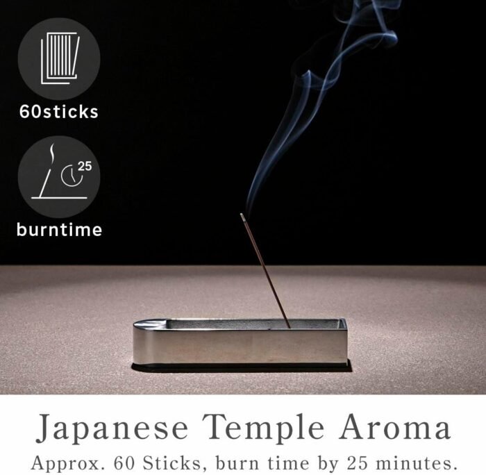 Kyoto Sandalwood Incense Sticks - Japanese Temple Aroma, Ideal for Relaxation & ... - Image 3