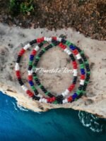 3 pcs Stretch Bracelet Olokun Yemaya Nautical - Image 3