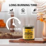 Natural Plant-Based Mosquito Repellent Candle, DEET Free Mosquito Citronella Can... - Image 4