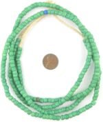 TheBeadChest Green Turkana Beads: Authentic East African Tribal Glass Beads from... - Image 3