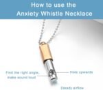 Anxiety Whistle Frequency Healing Devices Mindfulness Breathing Necklace Meditat... - Image 5