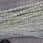 3mm Natural Mother of Pearl Shell Beads Round Gemstone Loose Beads for Jewelry M... - Image 3