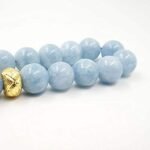 ALBASHAN Natural Aquamarine stone Tasbih Bracelet Man misbaha Special islamic Gi... - Image 3