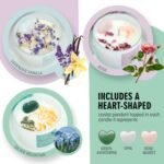 Pack of 3 Premium Scented Crystal Candles | Healing Aromatherapy Infused with La... - Image 4