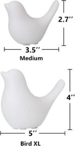 FANTESTICRYAN Small Animal Statues Home Decor Modern Style White Decorative Orna... - Image 4