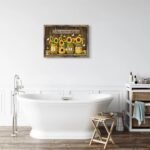 Farmhouse Sunflower Wall Art Rustic Flower Picture Decor Wall Art Country Floral... - Image 5