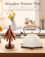 Foldable Wooden Tree Trivet Set, Space-Saving, Durable Design – No Need to Frequ... - Image 3
