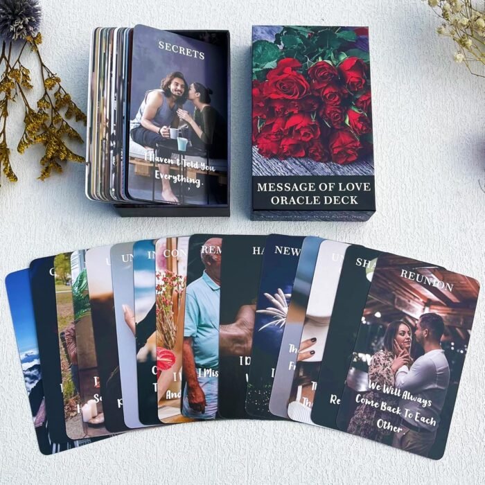 DPEHAKMK Message of Love Oracle Cards, Oracle Cards for Beginners, Including Lov... - Image 8