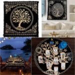 Indian Consigners Altar Cloth Celtic Treeof Life Tentacle Triquetra Pagan Flanne... - Image 3