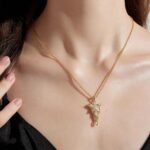 Arwen Evenstar Pendant Necklace with 5A+ Cubic Zirconia 18K White Gold Plated Ho... - Image 4