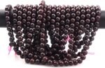 4mm Natural Garnet Gemstone Round Loose Stone Beads for Jewelry Making DIY Craft... - Image 3