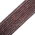 4mm Natural Garnet Gemstone Round Loose Stone Beads for Jewelry Making DIY Craft... - Image 4
