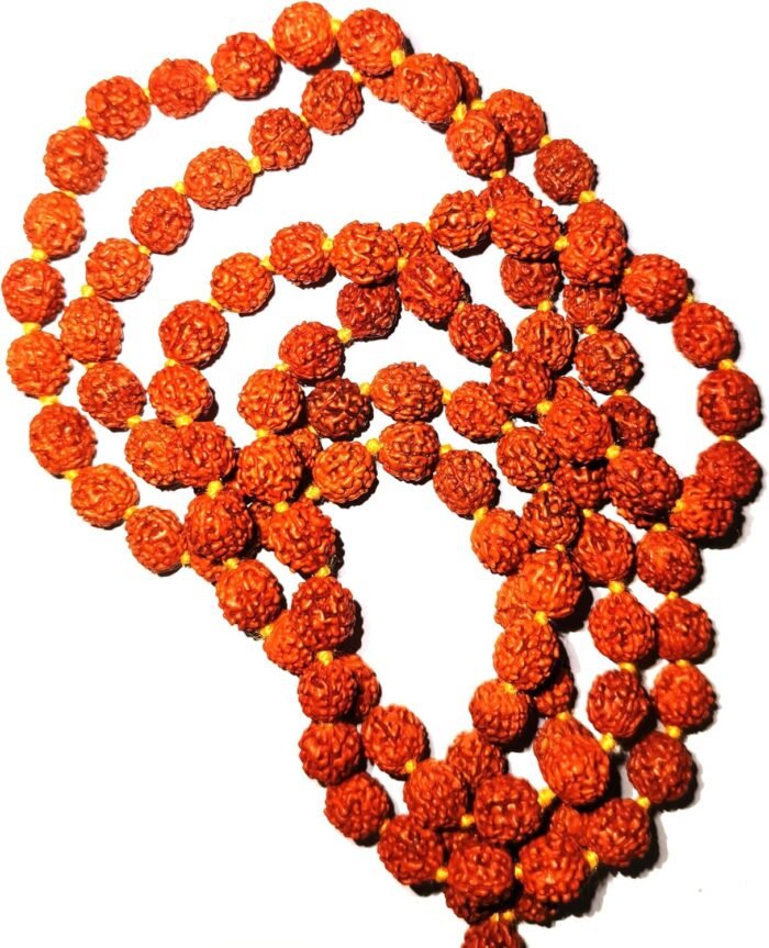 Rudraksha Beads Sacred Jaap Mala | Rosary | 108+1 Beads for Meditation, Japa, Pr... - Image 3