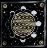 Altar Cloth Golden Lucky Free Wild Owl Witchcraft Alter Tablecloth Tarot Spread ... - Image 5