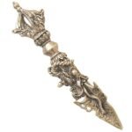 BESTonZON 2pcs Decorative Mini Brass Vajra Pestle Buddhism Pestle Ornaments for ... - Image 3