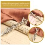 BESTonZON 2pcs Decorative Mini Brass Vajra Pestle Buddhism Pestle Ornaments for ... - Image 6