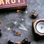 GEHECRST Natural 7 Chakra Healing Crystal Dowsing Pendulum Reiki Gemstone Chips ... - Image 3