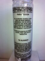 Elegua Eleggua 7 Day Unscented 1 Color White Candle in Glass - Image 3