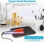 DeepKlean Large Silicone Heat Resistant Mat, Professional Hot Hair Tools Mat for... - Image 3