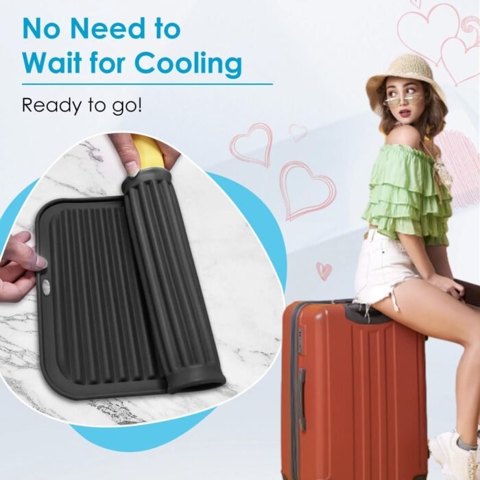 DeepKlean Large Silicone Heat Resistant Mat, Professional Hot Hair Tools Mat for... - Image 8