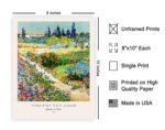 Monem Art Vintage Van Gogh Poster - Retro Impressionism Print - Garden at Arles,... - Image 3