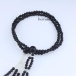 Black Wood Beads Japanese Soka Gakkai SGI Juzu Nichiren Buddhism Prayer Beads - Image 3
