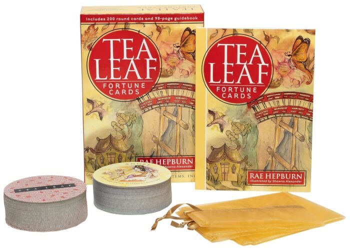 Tea Leaf Fortune Cards: 200 Round Divination Cards and 98-page Illustrated Guide... - Image 3