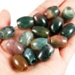 SUNYIK Pack of 2 6mm & 5mm Indian Agate Large Hole Rondelle Loose Charms Europea... - Image 5