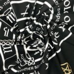 THE ART BOX Altar Cloth Tarot Cards Table Napkins Witchcraft Supplies Black Gold... - Image 7