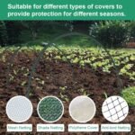 Gardzen Garden Hoops, DIY Greenhouse Hoops for Raised Beds, Row Cover, Garden Ne... - Image 6