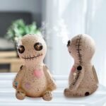 Voodoo Doll Incense Holder Mini Cone Incense Burner with 10 Incense Cones Resin ... - Image 4