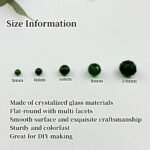 600pcs 3mm Crystal Glass Beads for Jewelry Making, Faceted Rondelle Glass Spacer... - Image 3
