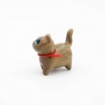 Green Sandalwood Hand Carved Wood Cat, Kitten & Treasure Cat Sandalwood Sculptur... - Image 3