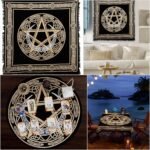 Indian Consigners Altar Cloth Pentagram Witchcraft Alter Tarot Spread Top Cloth ... - Image 3