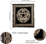 Indian Consigners Altar Cloth Pentagram Witchcraft Alter Tarot Spread Top Cloth ... - Image 4