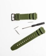 HARFINGTON 6pcs Watch Strap Loop Fastener Rings 18mm, Light Blue - Image 5