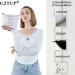 G2TUP Reiki Master Yoga Teacher Makeup Bag Just for Today Inspirational Spiritua... - Image 3