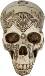 Ebros Gift Bone Ancient Egyptian Gods Paranormal Voodoo Scarab Dung Beetle Skull... - Image 3