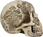 Ebros Gift Bone Ancient Egyptian Gods Paranormal Voodoo Scarab Dung Beetle Skull... - Image 5
