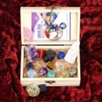 AtPerry's 16 LARGE Natural Healing Crystals Set in Wooden Box - Tumbled, Rough &... - Image 3