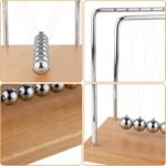 Newton's Cradle Balance Balls Fascinating Physics Gadget for Home and Office 7 B... - Image 5