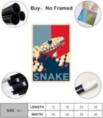 Snake Art Print Photo Poster Wall Home Decor Hope Animal Lover Serpent Reptile C... - Image 3