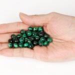 AD Beads Natural Gemstone 8mm Round Loose Beads Big Hole 2.5mm Sized 40pcs (Gree... - Image 5