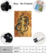 Yoga Serpent Divine Chakra Meditation Buddha Zen Yoga Poster Decor Painting Canv... - Image 3