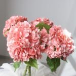 Buart 3PCS Long Stem Big Size Flowers Artificial Silk Hydrangea Lifelike Flowers... - Image 4