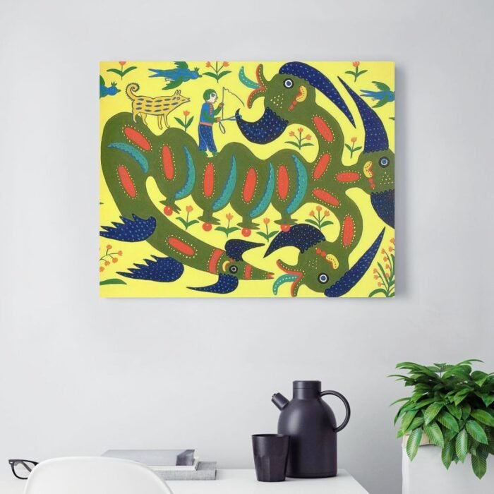 Vania Has Brided A Serpent by The Beard And Rides Through Town By Maria Prymache... - Image 4